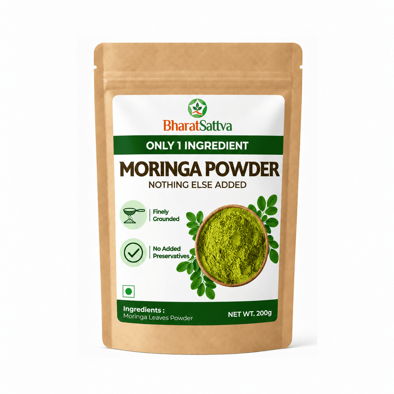 Pure Moringa Leaf Powder | Natural Moringa Oleifera Powder